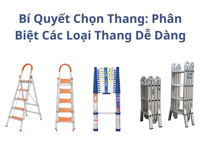 Bí Quyết Chọn Thang: Phân Biệt Các Loại Thang Dễ Dàng