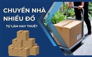 Chuyển Nhà Nhiều Đồ Tự Làm Hay Thuê? Cách Chọn Giải Pháp Phù Hợp