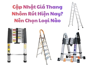 Cập Nhật Giá Thang Nhôm Rút Hiện Nay? Nên Chọn Loại Nào