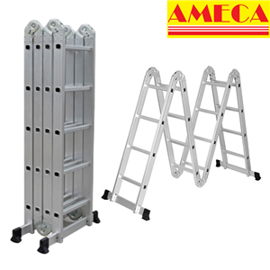 Tiện ích của thang nhôm gấp đa năng 4 đoạn Ameca AMC – M205 trên công trường