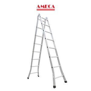 Thang nhôm gấp chữ A Ameca AMC-M309C chiều cao chữ A 2,53m